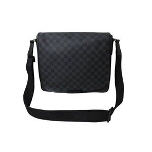 Louis Vuitton Daniel shoulder bag Damier Graphite Black